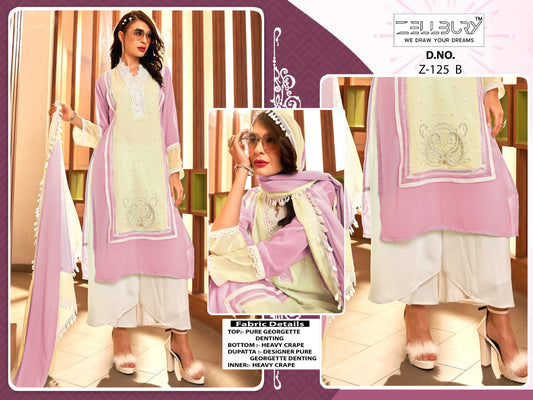 Z-125 B Zellbury Handwork Pakistani Readymade Suits