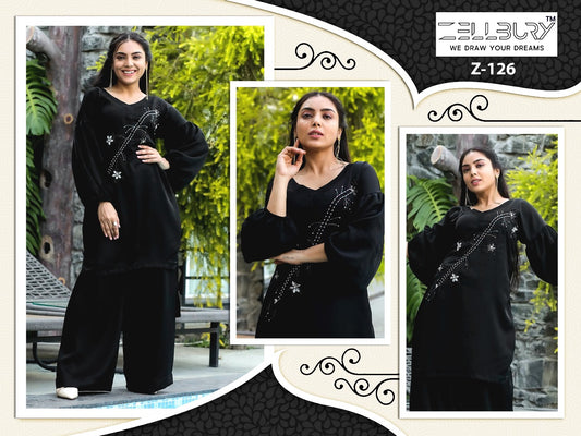 Z-126 Zellbury Handwork Co Ord Set
