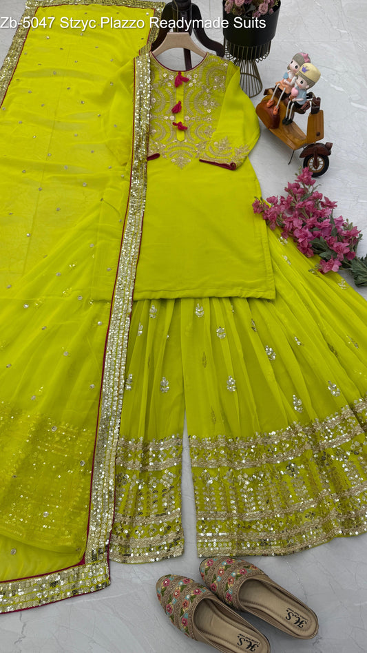 Zb-5047 Stzyc Plazzo Readymade Suits