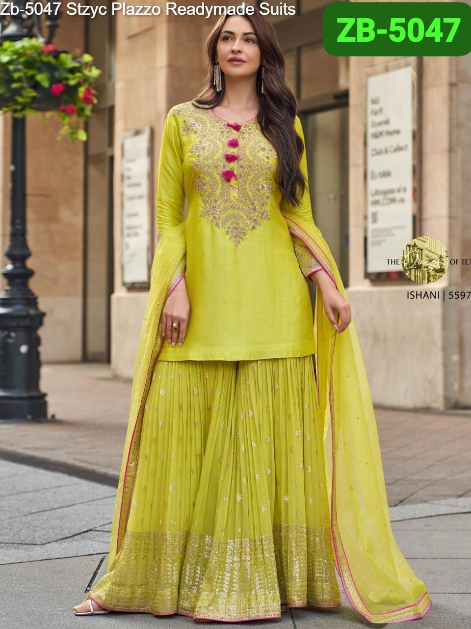 Zb-5047 Stzyc Plazzo Readymade Suits