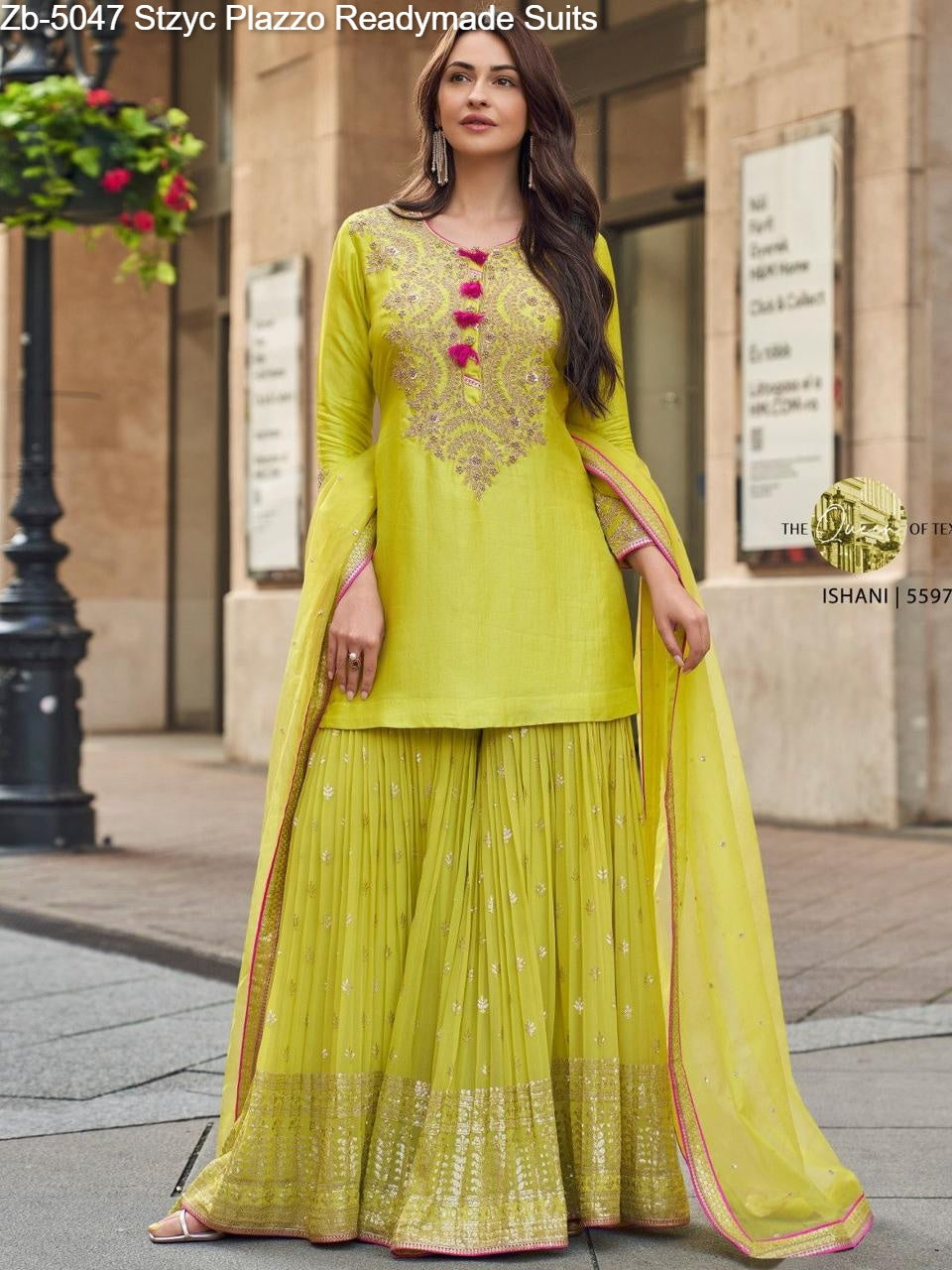 Zb-5047 Stzyc Plazzo Readymade Suits