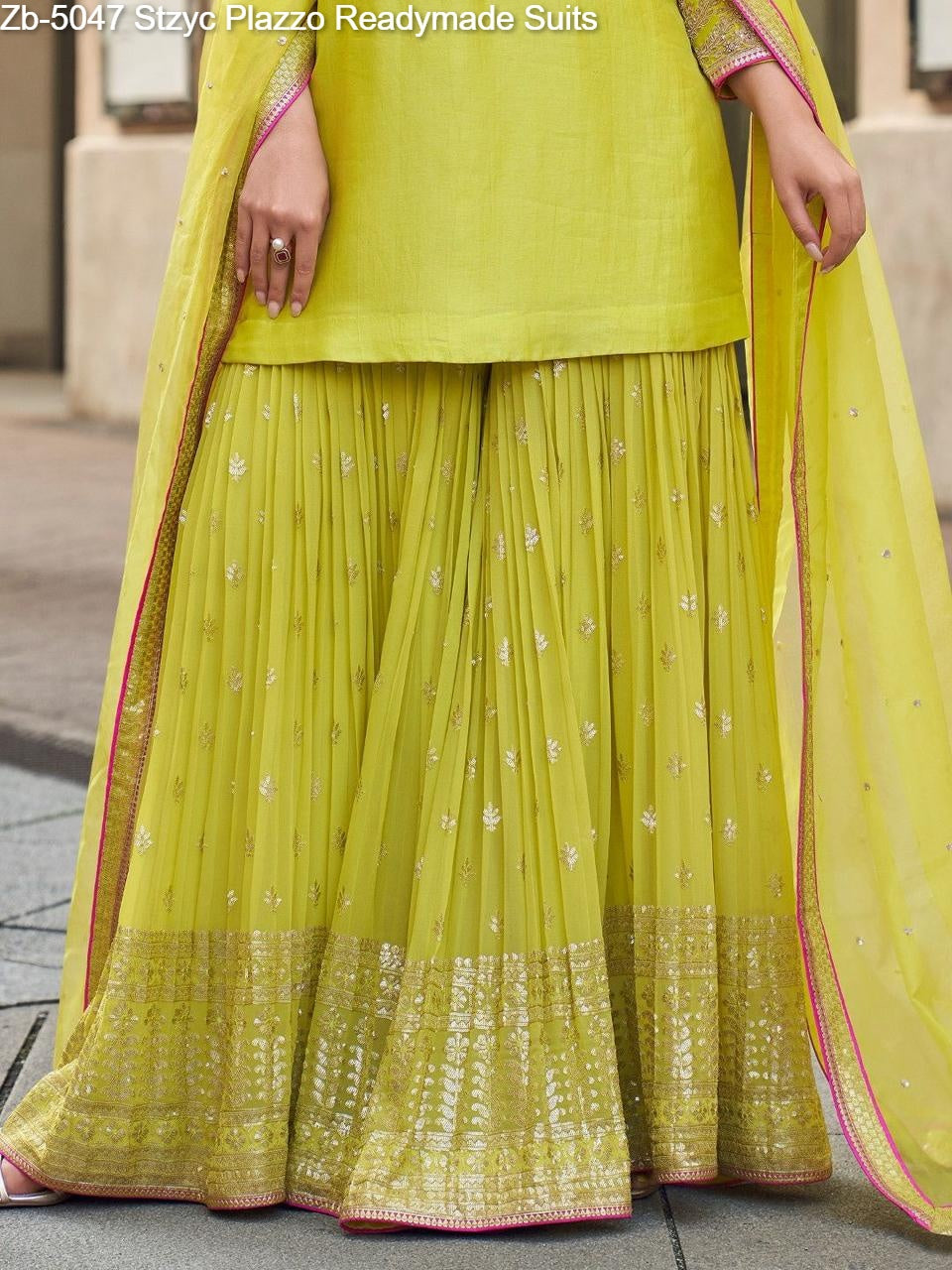 Zb-5047 Stzyc Plazzo Readymade Suits