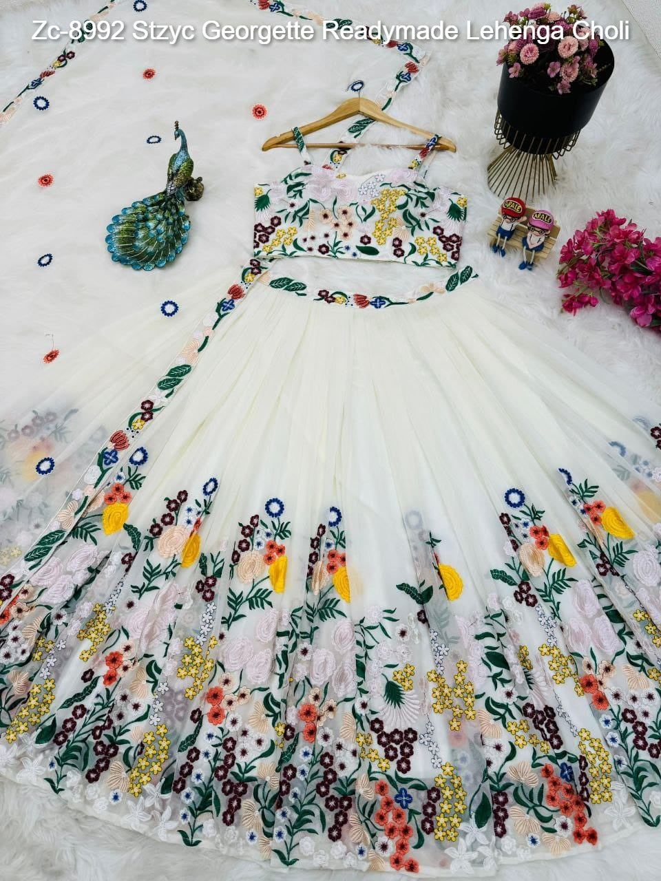Zc-8992 Stzyc Georgette Readymade Lehenga Choli
