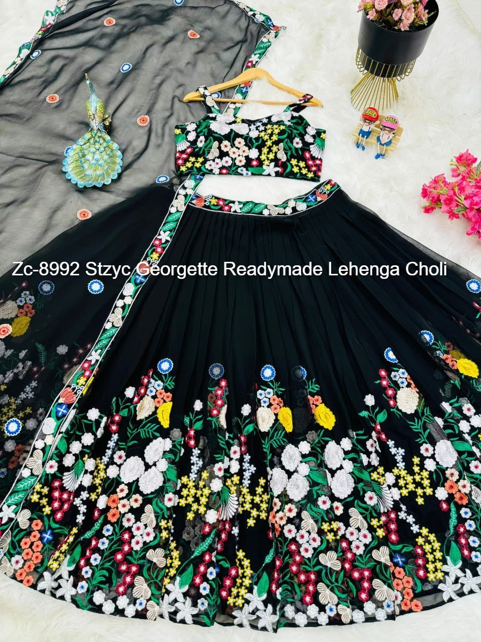 Zc-8992 Stzyc Georgette Readymade Lehenga Choli