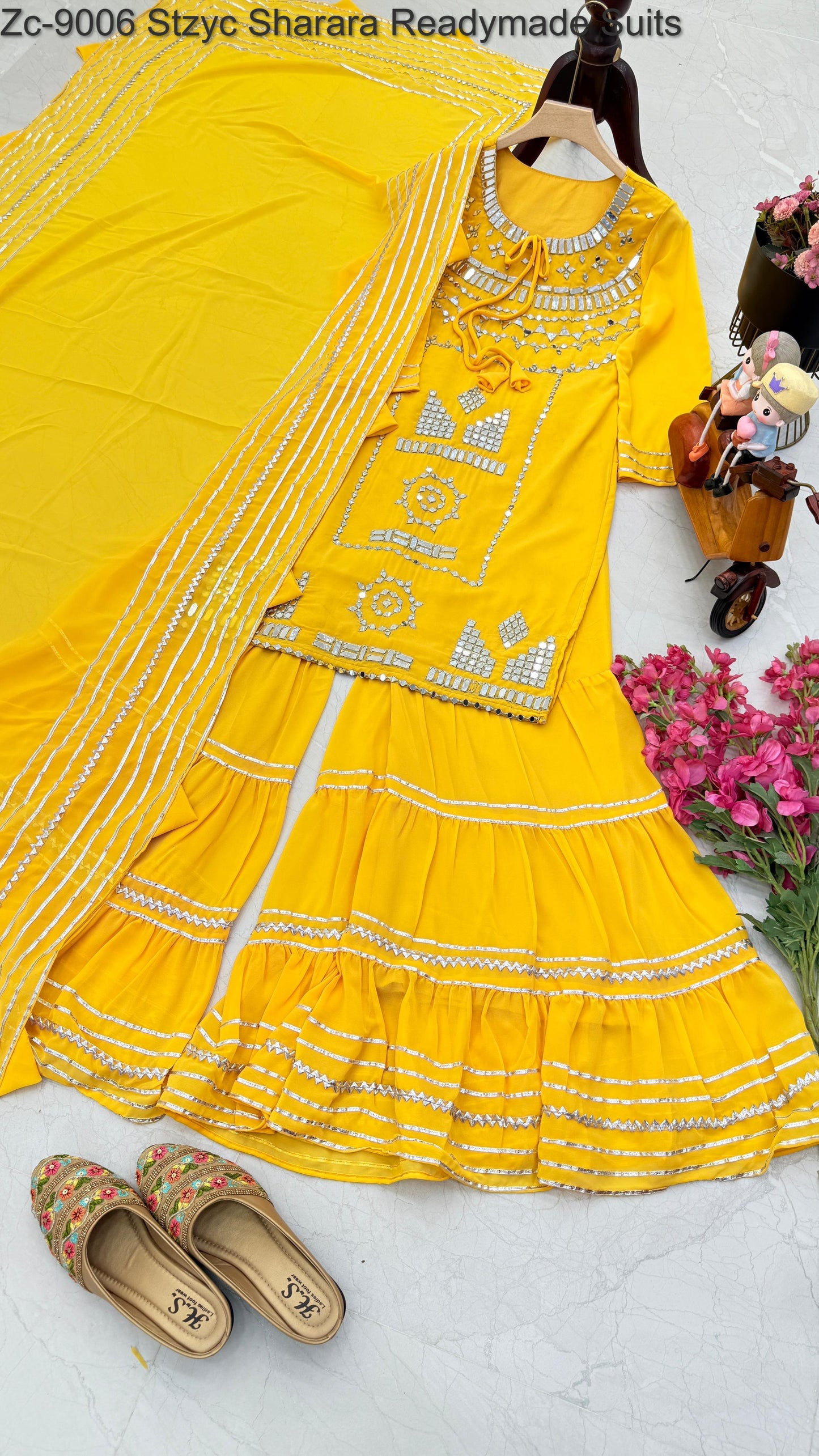 Zc-9006 Stzyc Sharara Readymade Suits