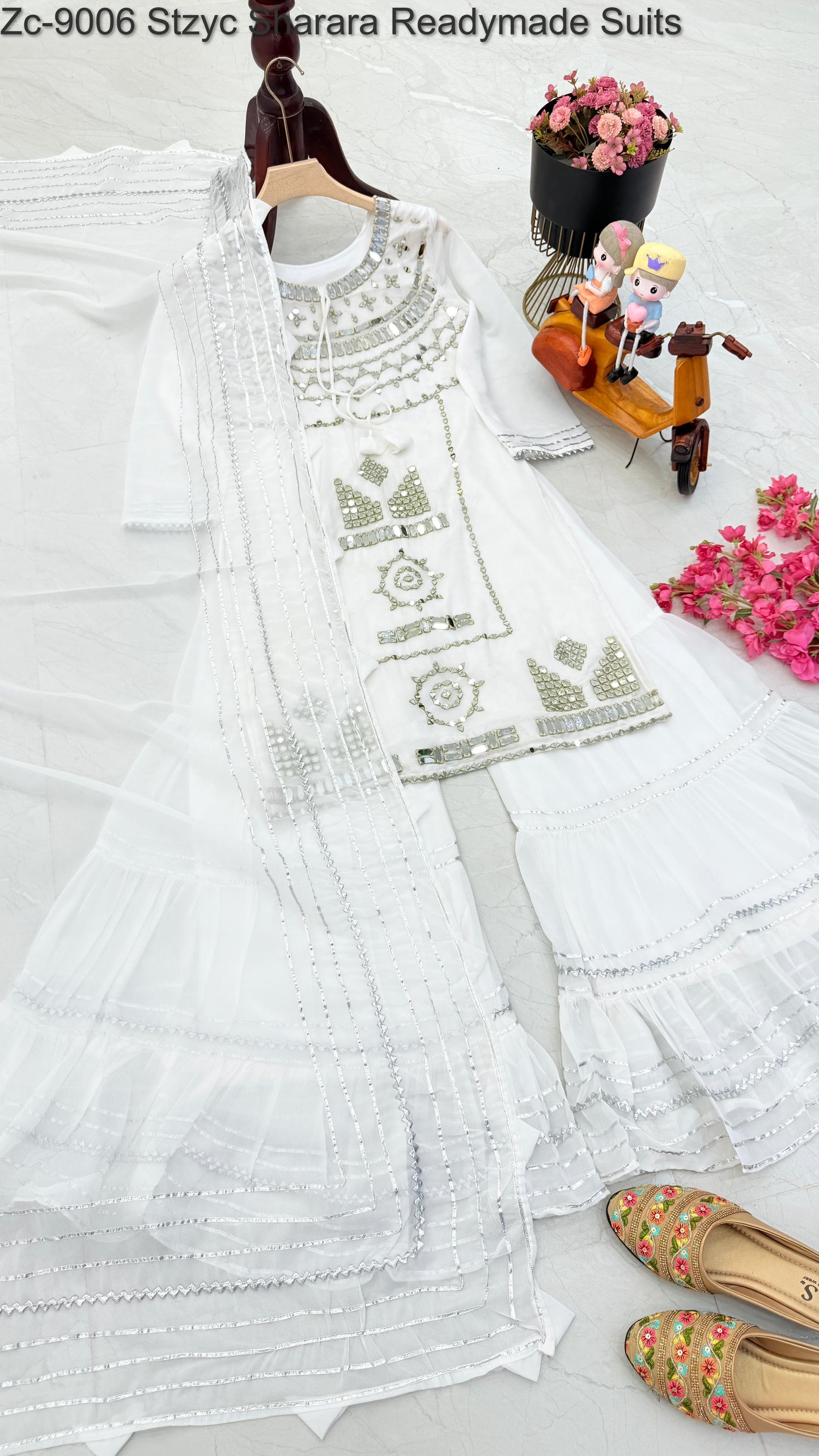 Zc-9006 Stzyc Sharara Readymade Suits