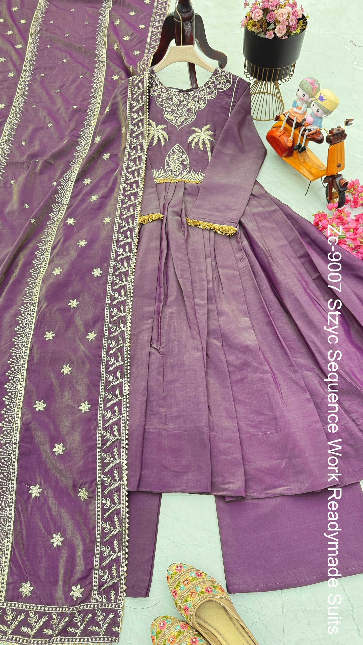 Zc-9007 Stzyc Sequence Work Readymade Suits