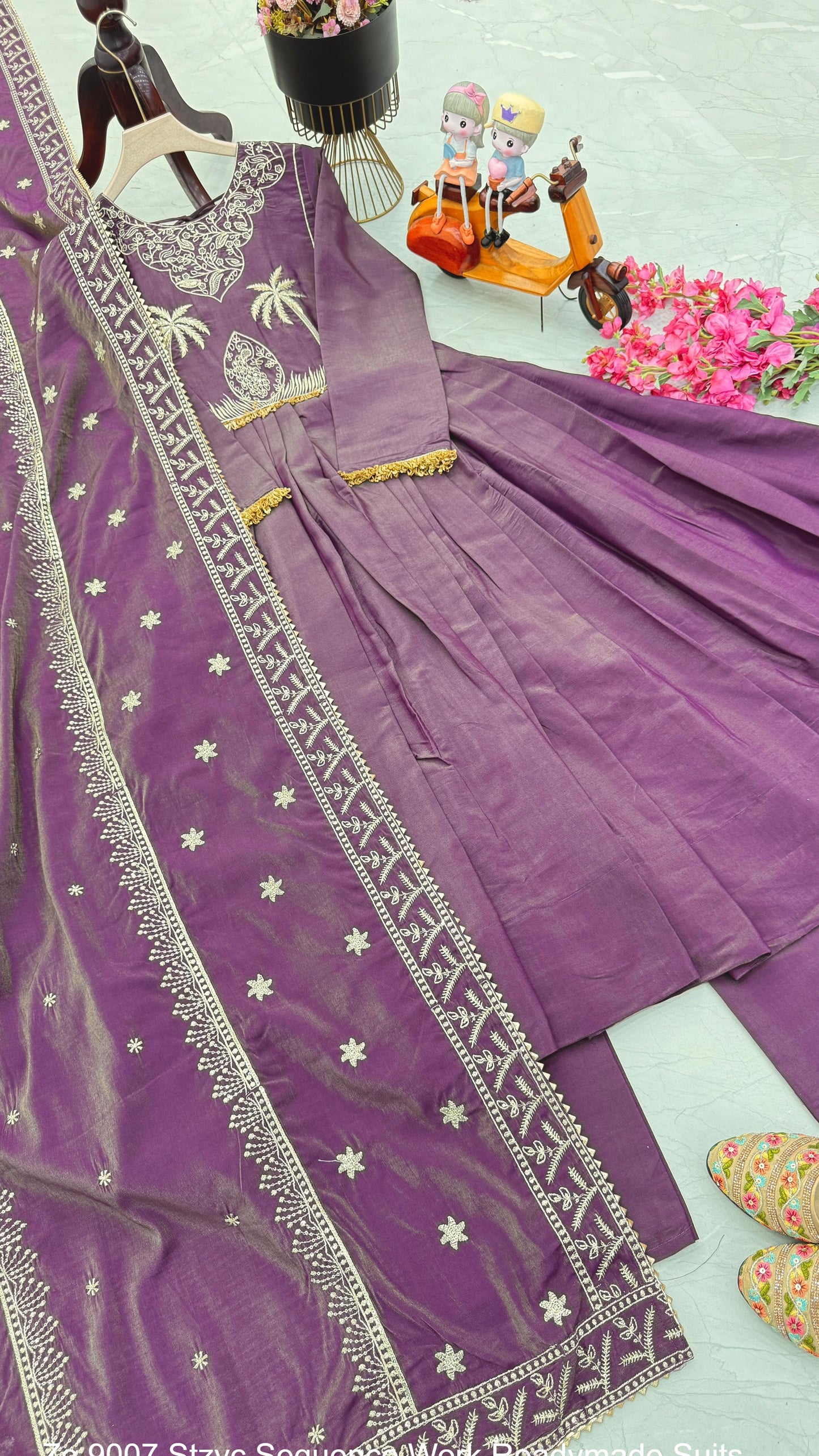 Zc-9007 Stzyc Sequence Work Readymade Suits