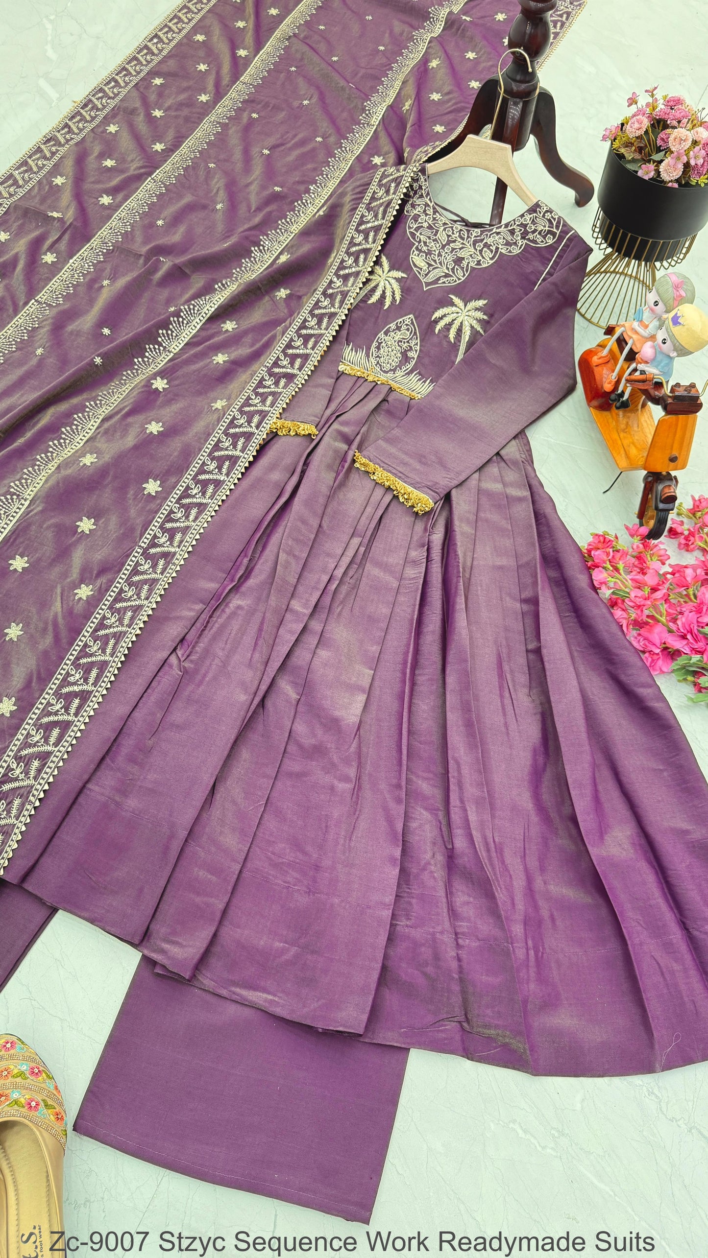 Zc-9007 Stzyc Sequence Work Readymade Suits