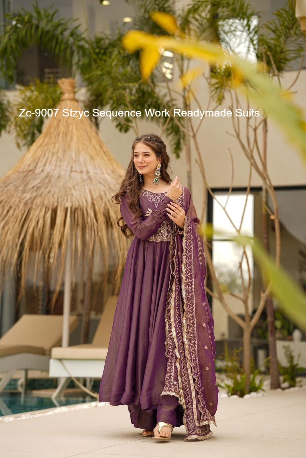 Zc-9007 Stzyc Sequence Work Readymade Suits