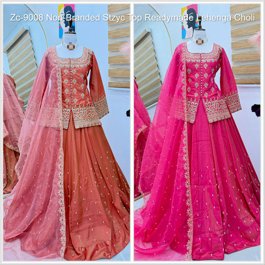 Zc-9008 Non-Branded Stzyc Top Readymade Lehenga Choli