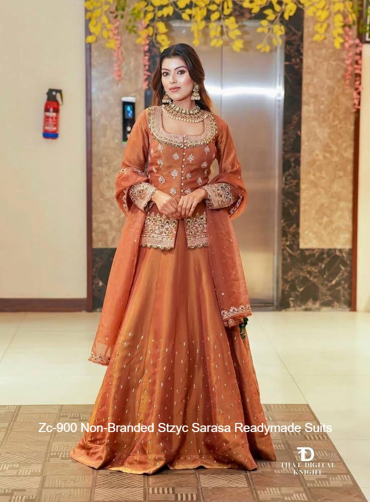 Zc-900 Non-Branded Stzyc Sarara Readymade Suits