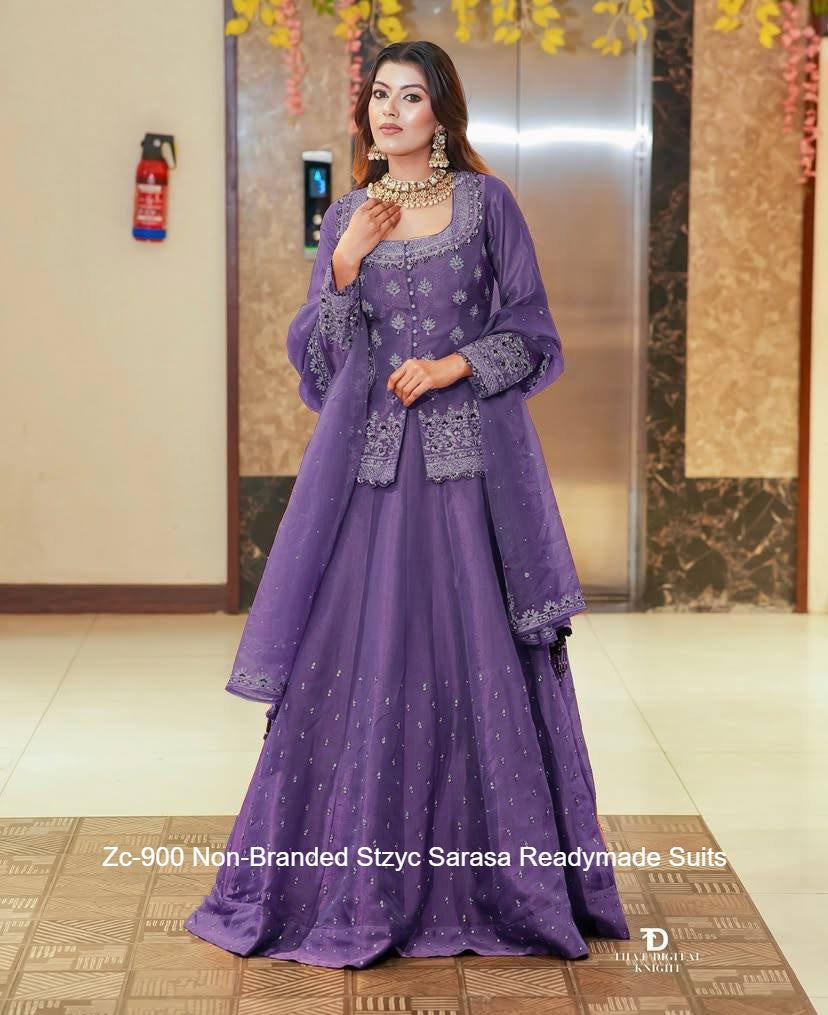 Zc-900 Non-Branded Stzyc Sarara Readymade Suits