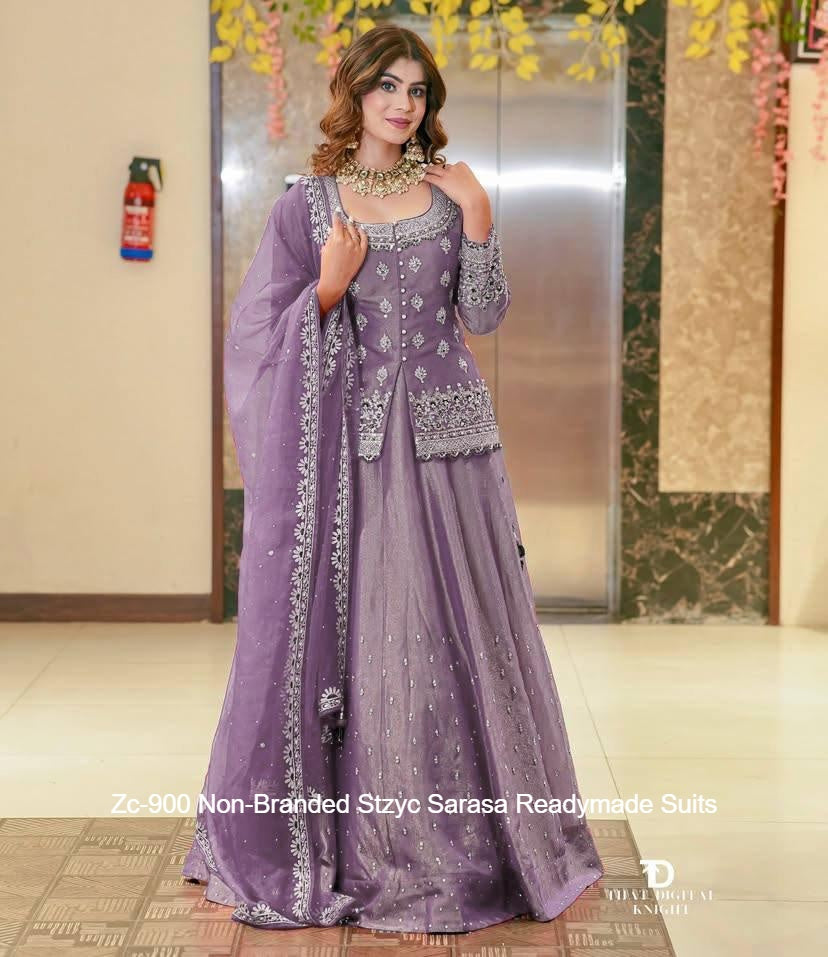 Zc-900 Non-Branded Stzyc Sarara Readymade Suits