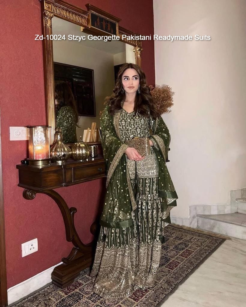 Zd-10024 Stzyc Georgette Pakistani Readymade Suits