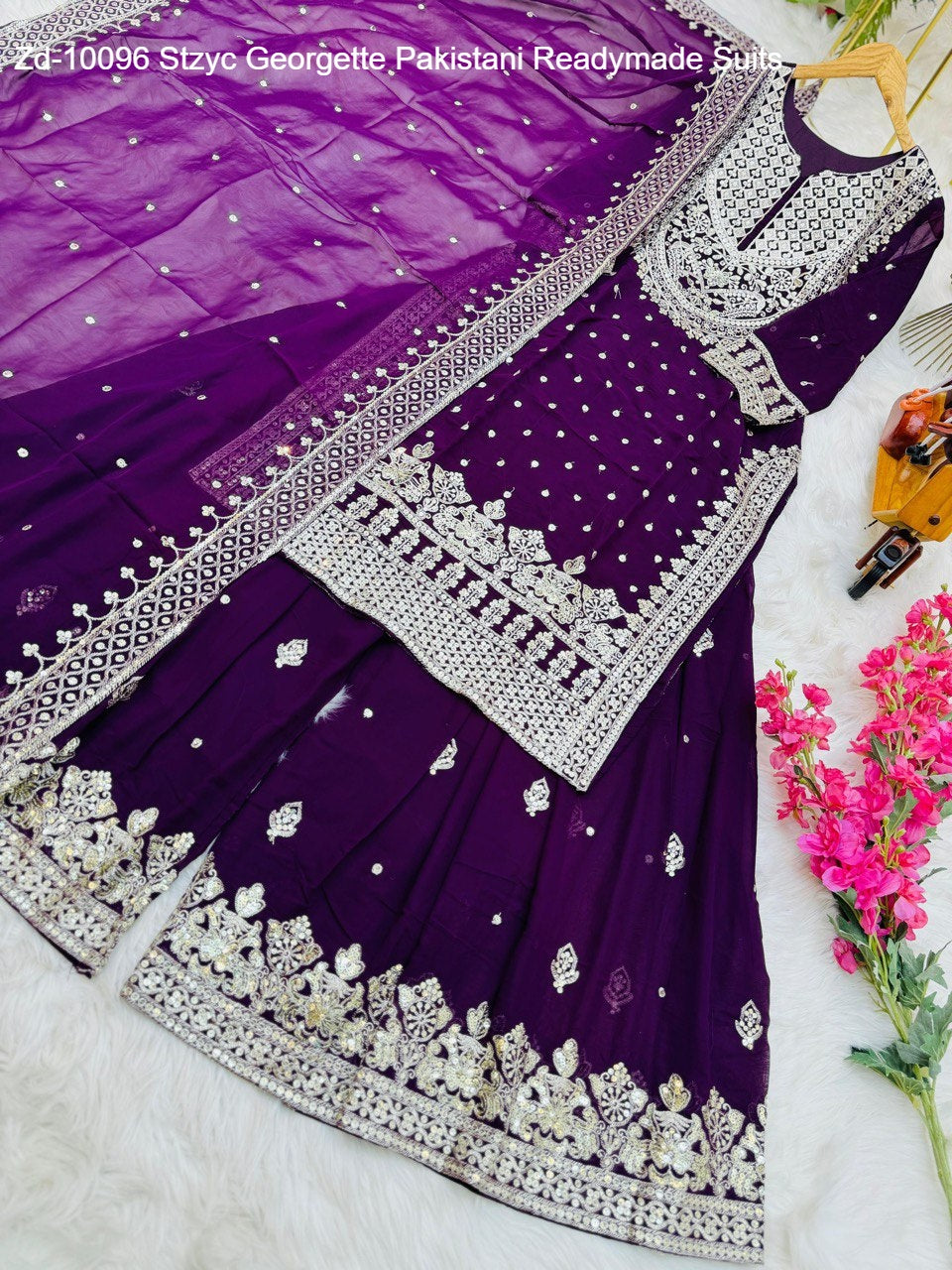 Zd-10096 Stzyc Georgette Pakistani Readymade Suits
