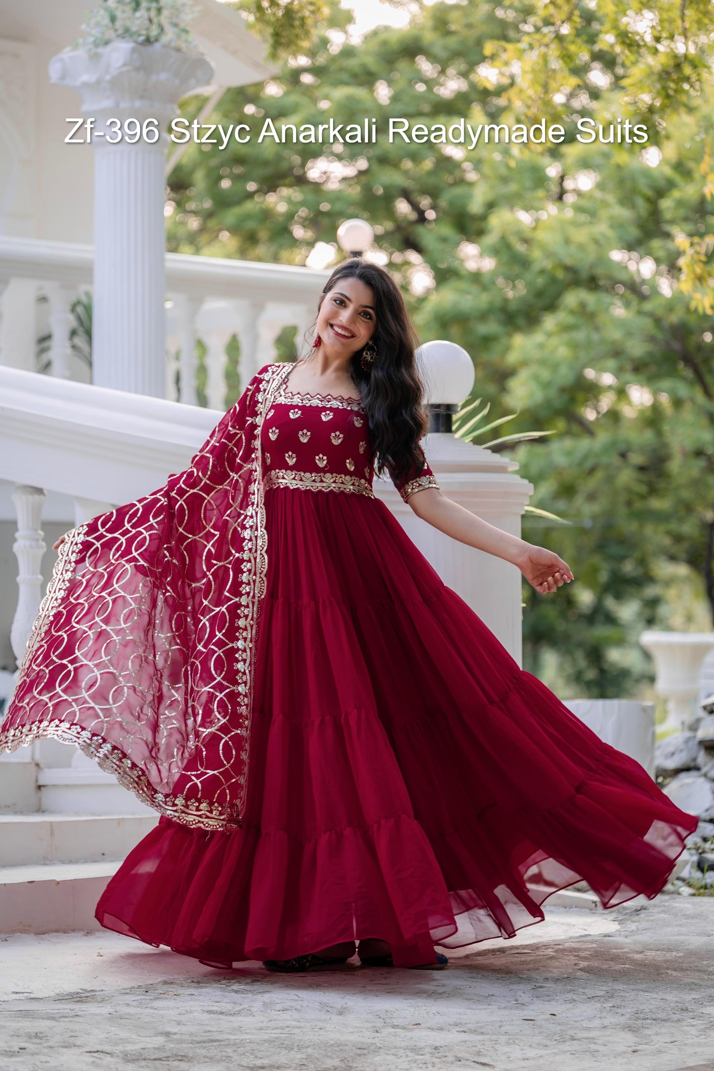 Zf-396 Stzyc Anarkali Readymade Suits