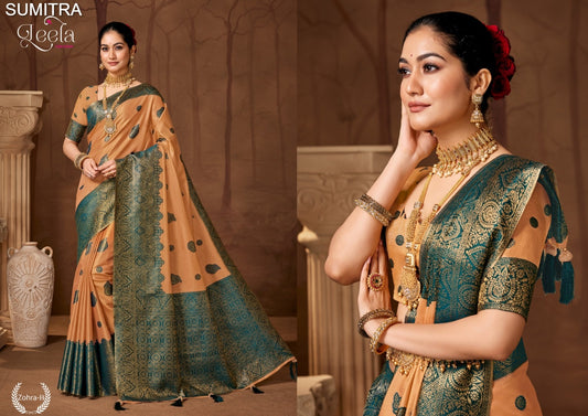 Zohra-B Leela Sumitra Dyed Sarees