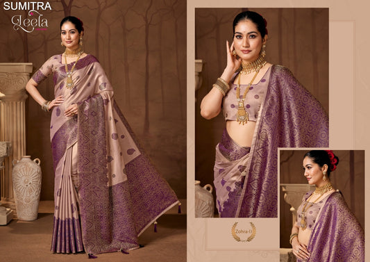 Zohra-D Leela Sumitra Dyed Sarees