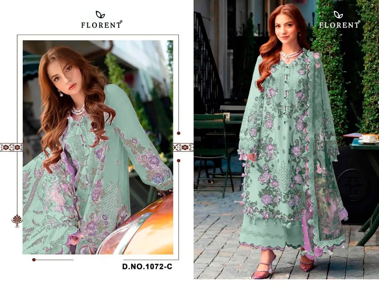 1072-C Florant Pakistani Salwar Suit