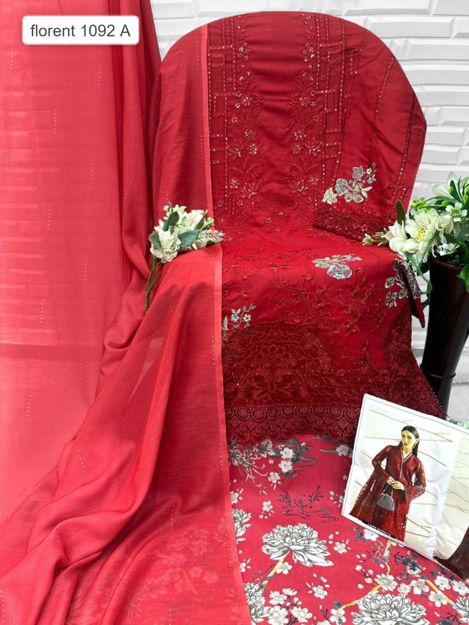 1092-A Florant  Pakistani Salwar Suit