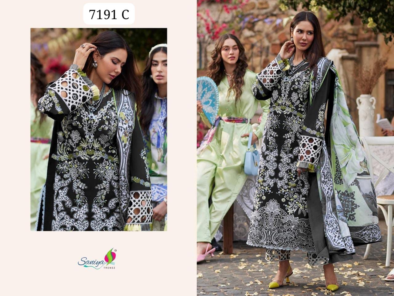 7191-C Saniya Trendz Pakistani Salwar Suit