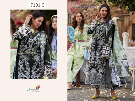 7191-C Saniya Trendz Pakistani Salwar Suit