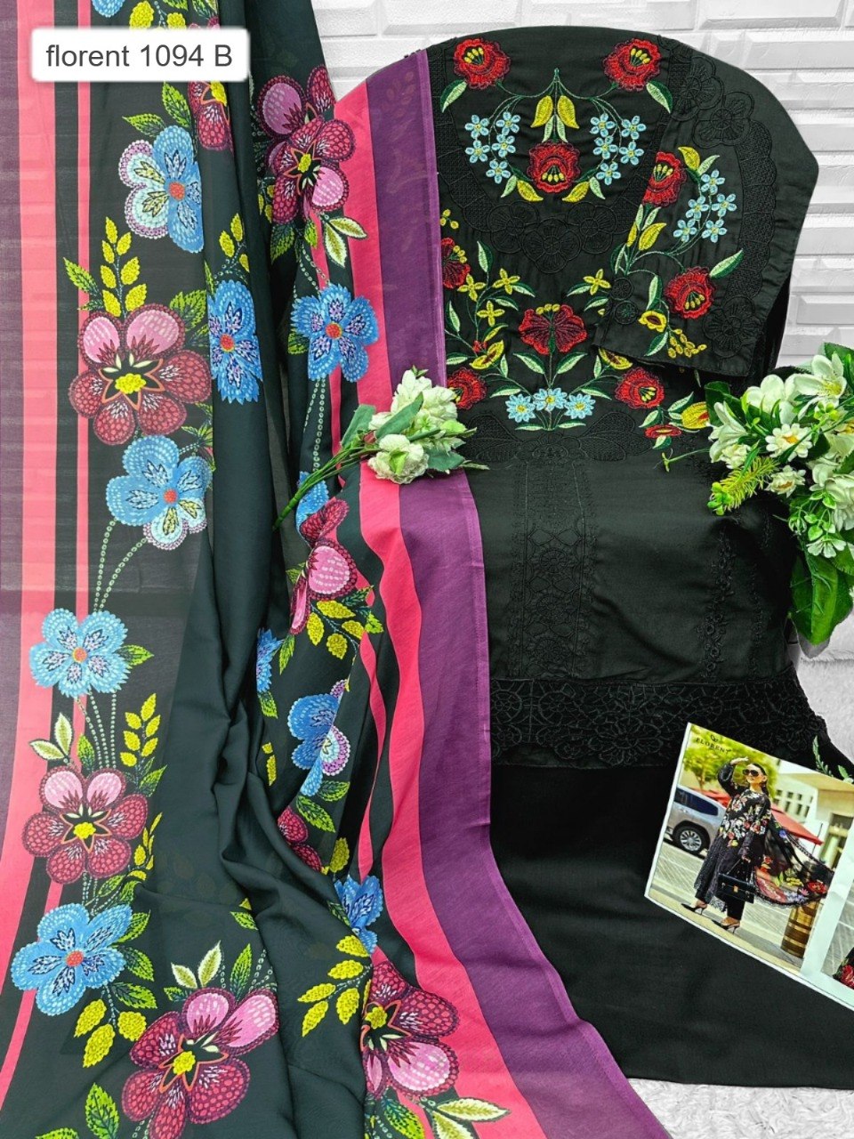 1094-B Florant  Pakistani Salwar Suit