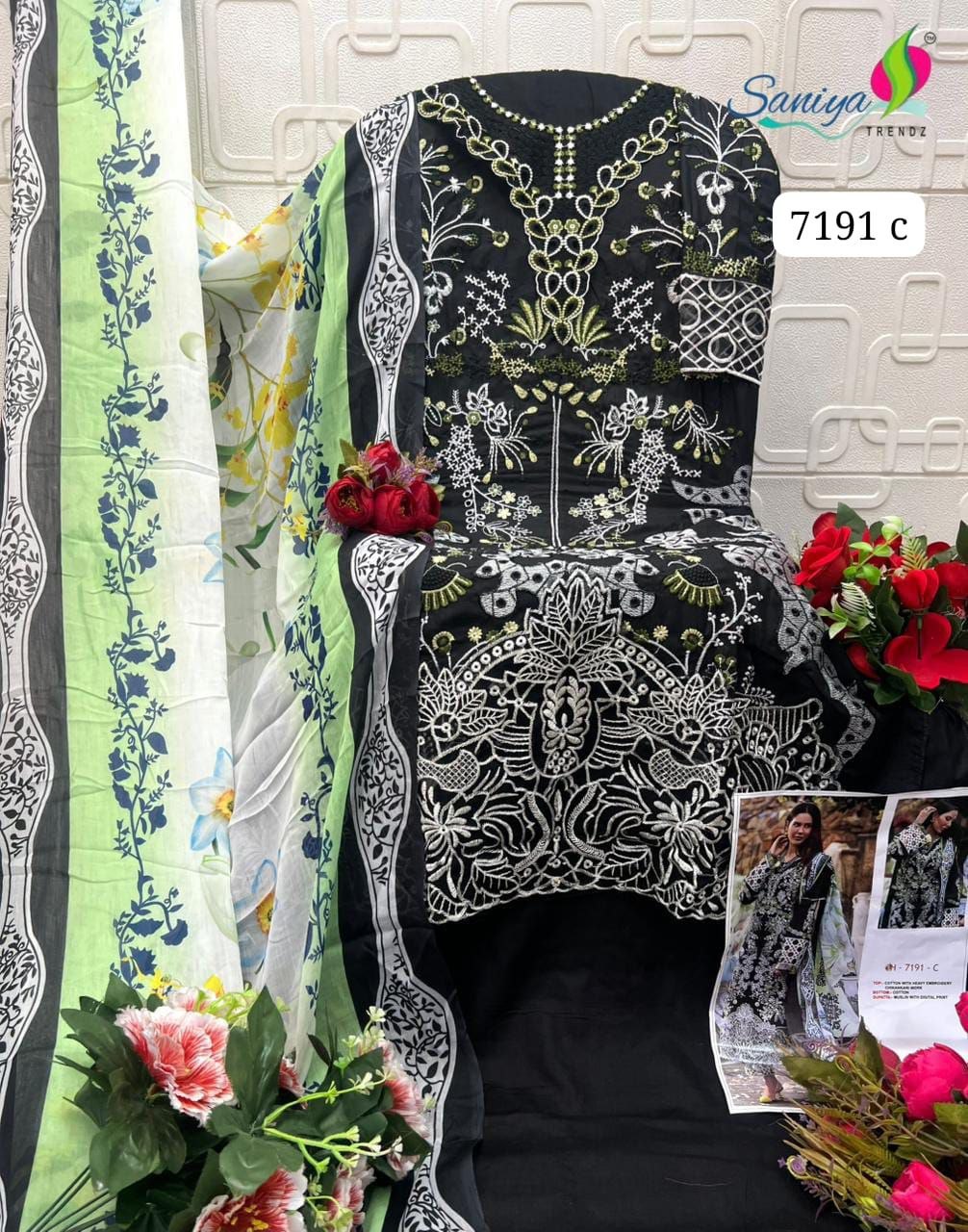 7191-C Saniya Trendz Pakistani Salwar Suit