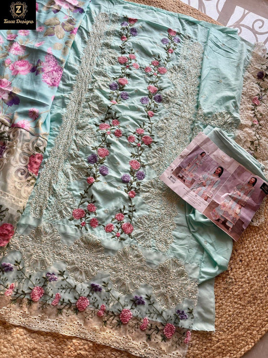 773D Ziaaz Designs Cotton Pakistani Salwar Suits