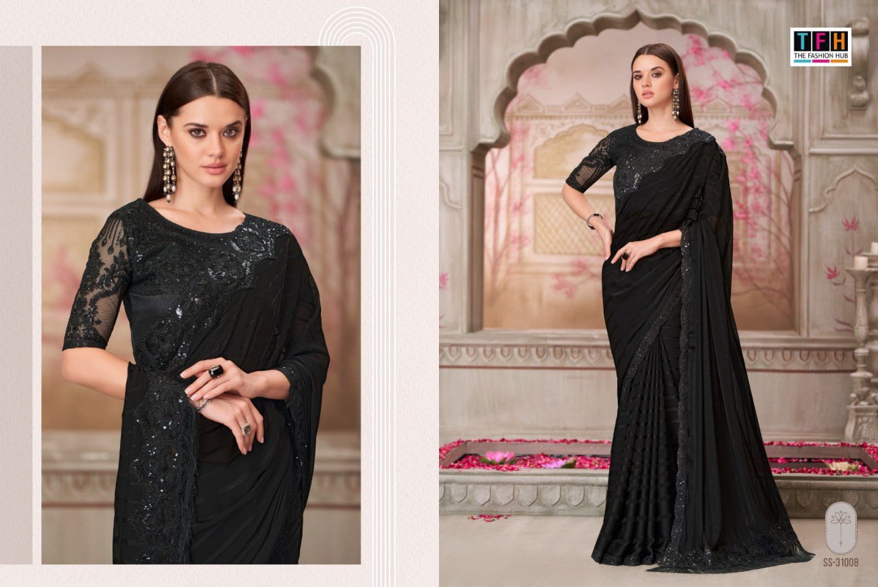 31008 Silver Screen 21 Edition Tfh Georgette Sarees