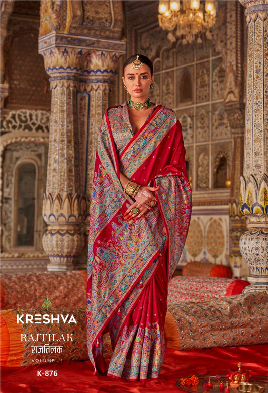 876 Rajtilak Kreshva Pv Silk Sarees