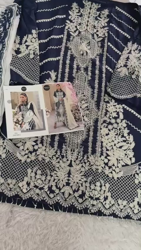 1428-G Mehboob Tex Moti Work Pakistani Salwar Suits