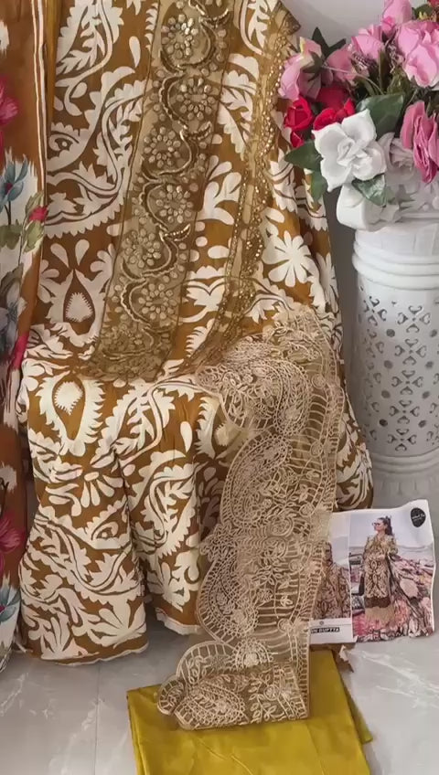 1426E Maria Mehboob Tex Embroidery Pakistani Patch Suits