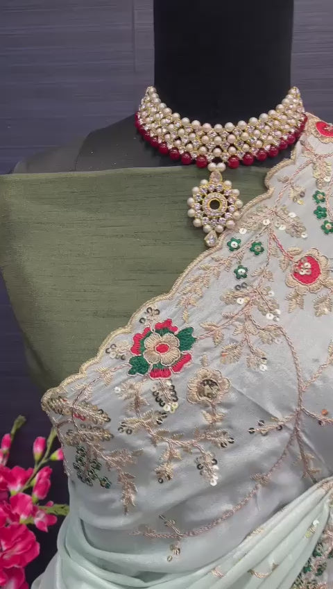 1189 Bt Cording Work Sarees