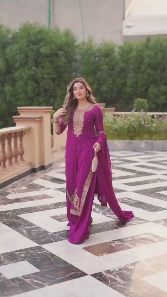 558 Anamsa Moti Work Pakistani Salwar Suits