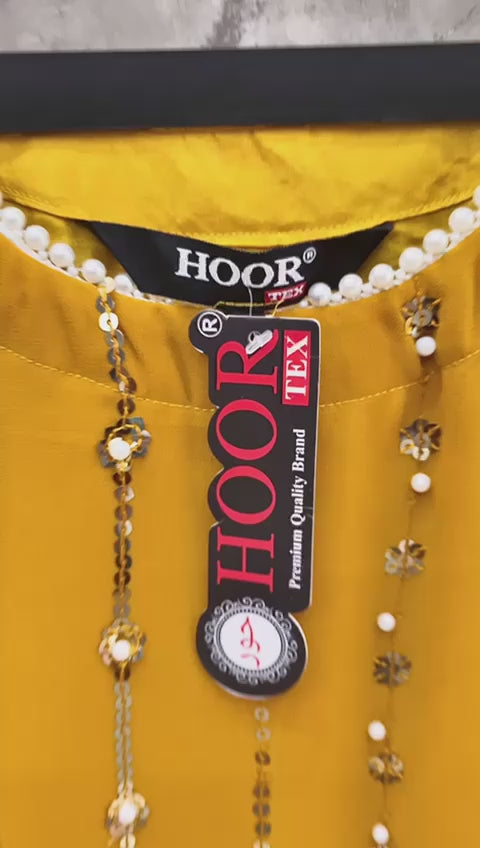 Hf-67H Hoor Tex Georgette Pakistani Readymade Suits