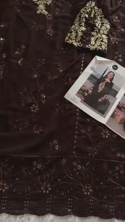 1437C Mehboob Tex Georgette Pakistani Salwar Suits