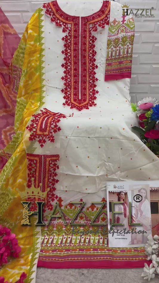 125 Hazzel Cotton Pakistani Salwar Suits