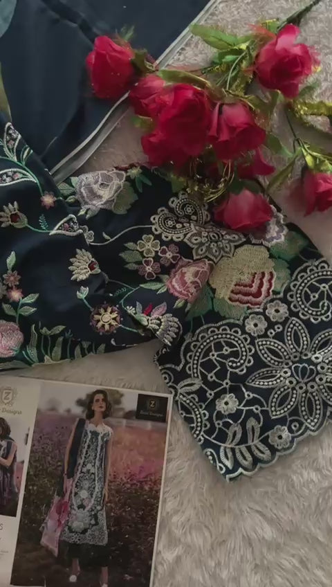 599 Ziaaz Designs Rayon Pakistani Salwar Suits